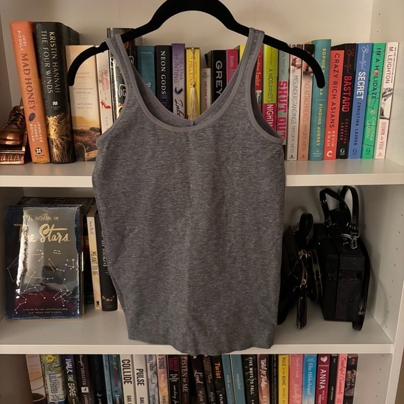 Nordstrom Calson Gray Tank Top Size Small - Picture 2 of 6